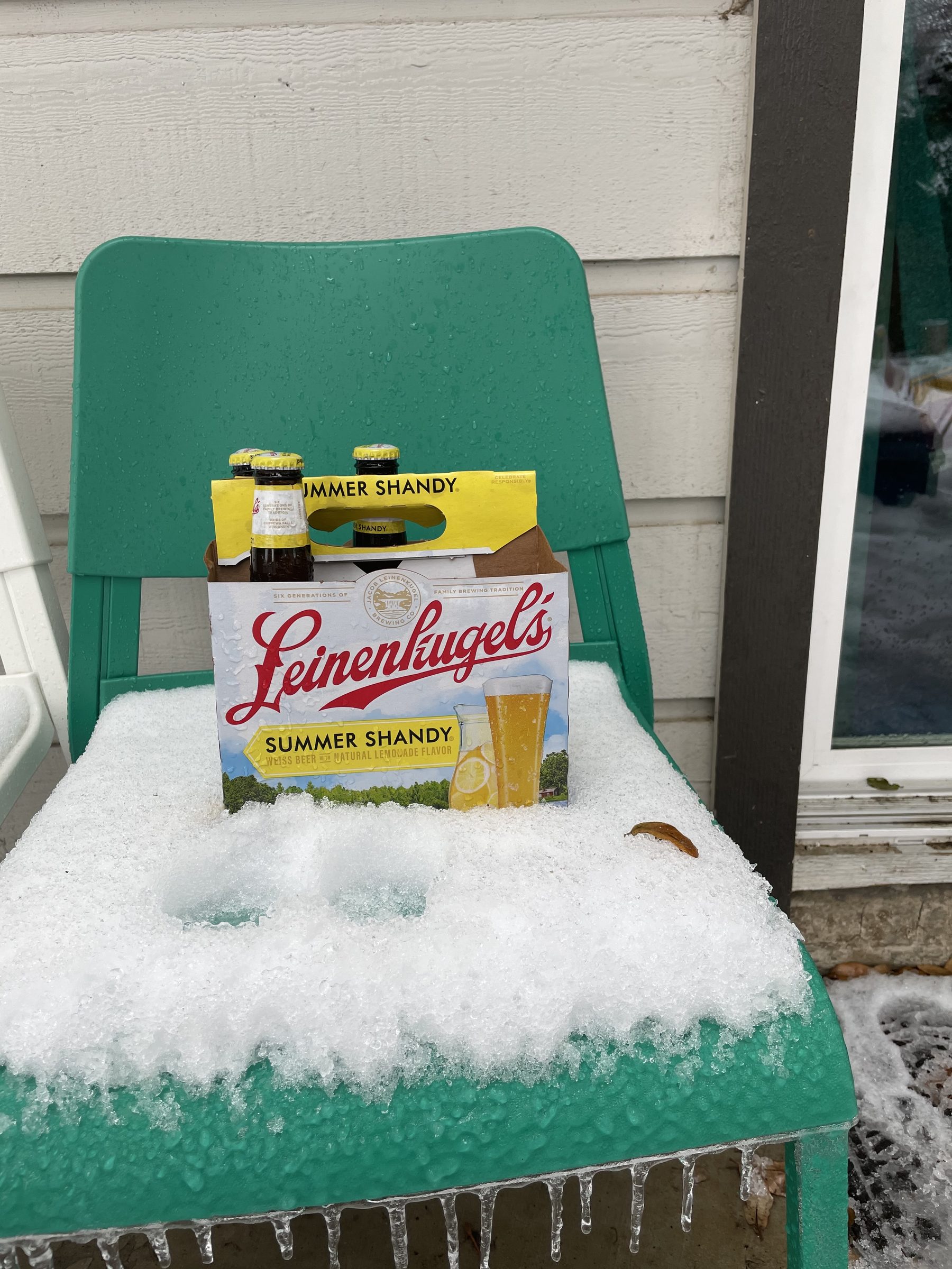 This beer never tasted so good as it did when it was chilled outside in texas